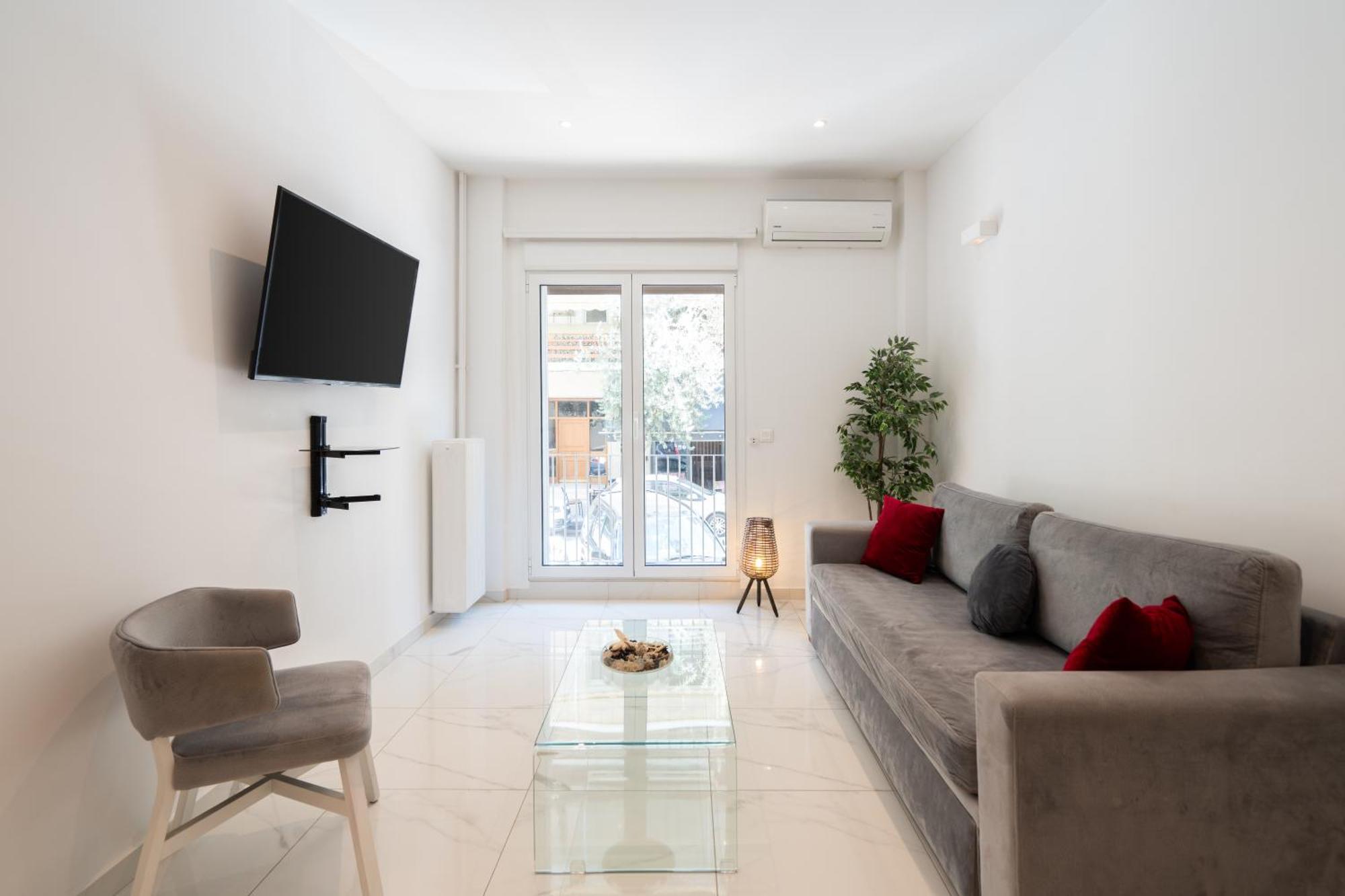 Sophisticated Modern Apt In Athens Center Eksteriør billede