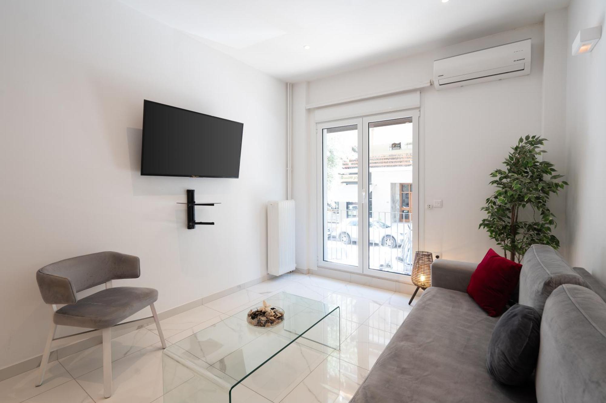 Sophisticated Modern Apt In Athens Center Eksteriør billede